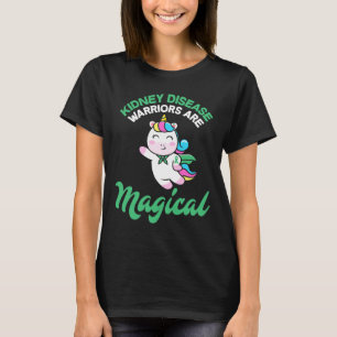 T-shirt Maladie guerrier Magique Unicorne Connaissance du