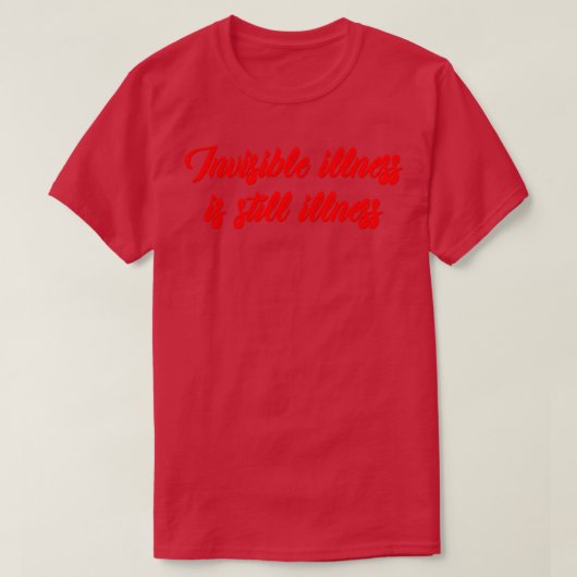 T-shirt Maladie invisible (Design devant)