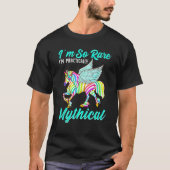 T-shirt Maladie rare Zebra Unicorn Zebra Ribbon (Devant)
