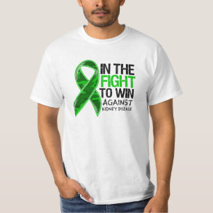 T-shirt Maladie rénale - combat à gagner