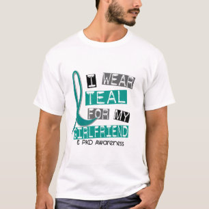 T-shirt Maladie rénale Polycystic PKD Teal pour l'amie