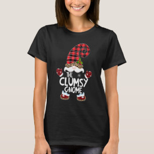 T-shirt Maladroit Gnome Buffalo Plaid Matching Family Chri