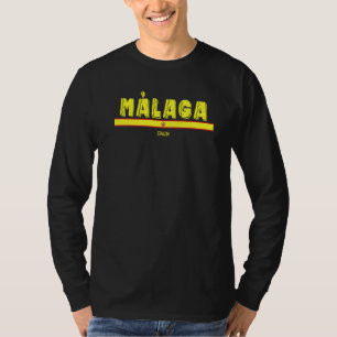 T-shirt Málaga Espagne Drapeau Espagnol Espana Souvenir T