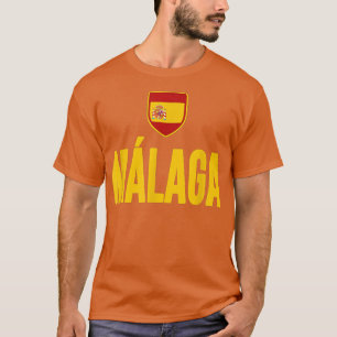 T-shirt Malaga Espagne Drapeau espagnol Espana Souvenir to