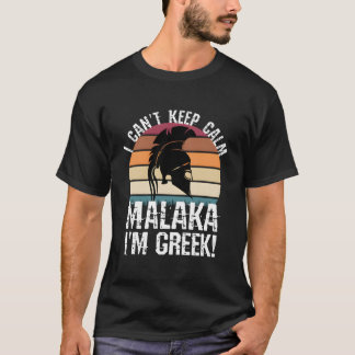 T-shirt Malaka Je Suis Grec Fier Grec Spans