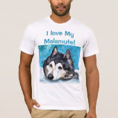 T-Shirt MALAMUTE D'ALASKA (Devant)
