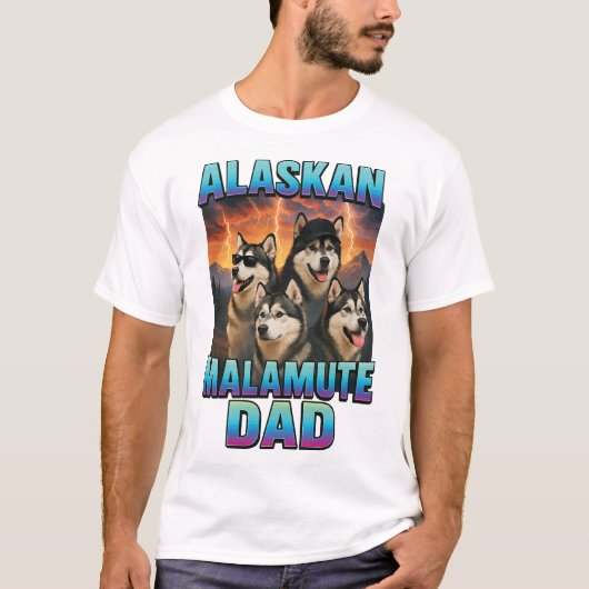 T-shirt Malamute d'Alaska (Devant)