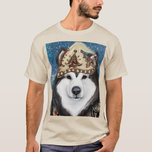 T-shirt Malamute d'Alaska (Devant)