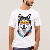 T-shirt Malamute d'Alaska (Devant)