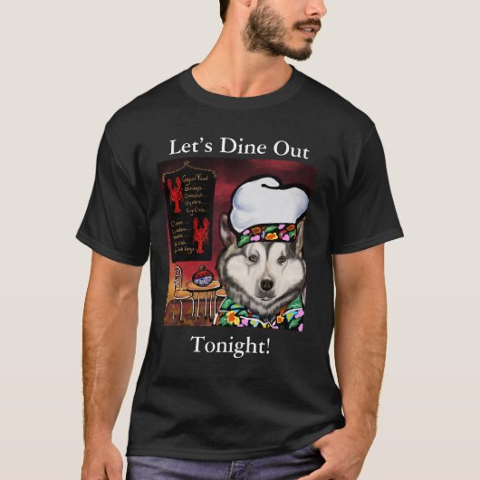 T-shirt Malamute d'Alaska (Devant)