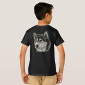 T-shirt Malamute d'Alaska (Dos entier)
