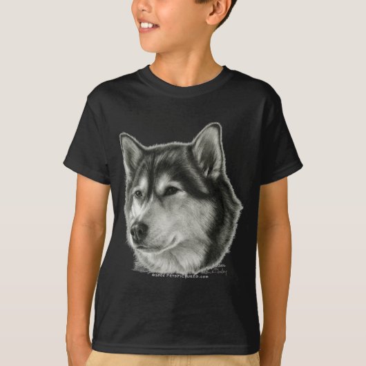 T-shirt Malamute d'Alaska (Devant)
