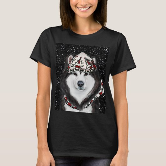 T-shirt Malamute d'Alaska                 (Devant)
