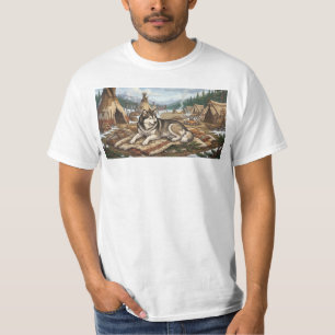 T-shirt Malamute indigène