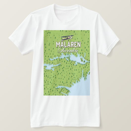 T-shirt Mälaren Suède (Design devant)
