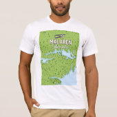 T-shirt Mälaren Suède (Devant)