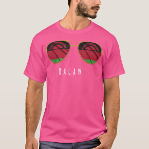 T-shirt Malawi Drapeau Malawian Malawi Pride lunettes de s