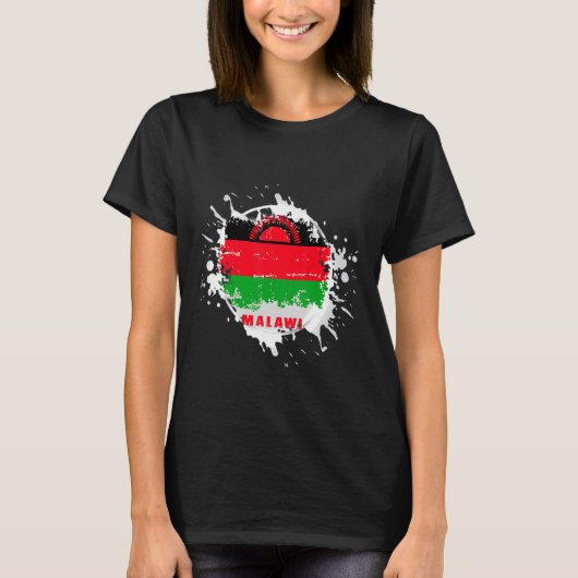 T-shirt Malawi Splash (Devant)
