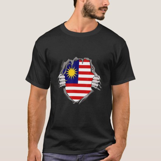 T-shirt Malaysia Flag (Devant)