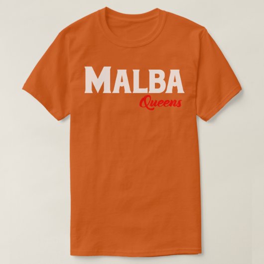 T-shirt Malba Queens New York (Design devant)