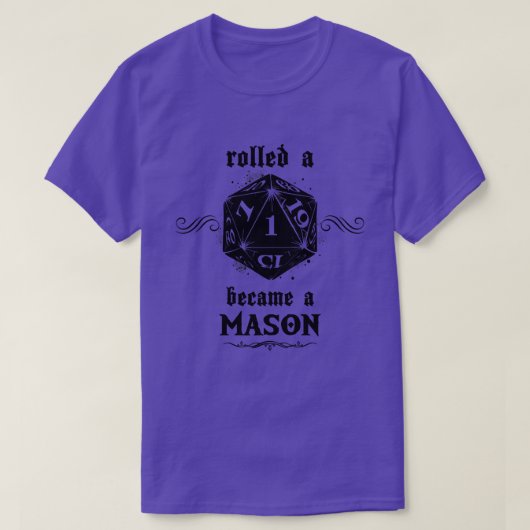 T-shirt Malchanceux Roll Mason (Design devant)