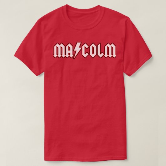 T-shirt Malcolm Young design (Design devant)