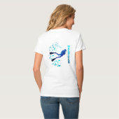 T-shirt Maldives bleues (Dos entier)