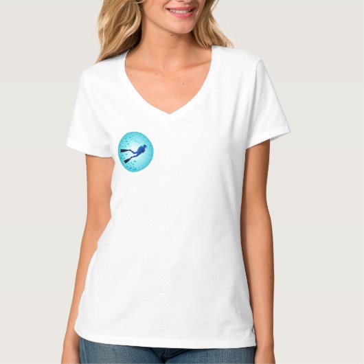 T-shirt Maldives bleues (Devant)