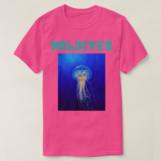 T-shirt Maldives Jelly fish mignon (Design devant)