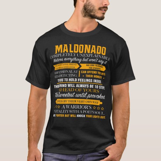T-shirt MALDONADO complètement inexplicable (Devant)