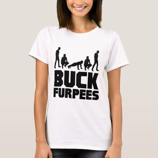 T-shirt Mâle Furpees -- Forme physique de Burpees (Devant)