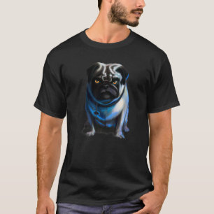 T-shirt Mâle Pug Chien Méchant Halloween