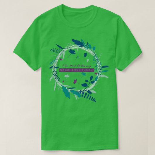 T-shirt malentendants (Design devant)