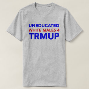 T-shirt Mâles blancs incultes 4 TRMUP !