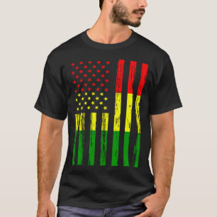 T-shirt Mali Drapeau Amérique US C'est dans mon ADN pour l