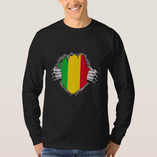 T-shirt Mali Flag (Devant)