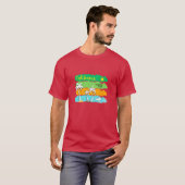 T-shirt Malibu Beach California Surf Vibes Art (Devant entier)
