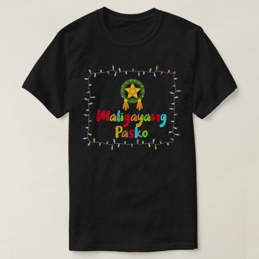 T-shirt Maligayang Pasko Parol (Design devant)