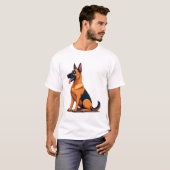 T-shirt Malinois belge (6) (Devant entier)