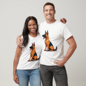 T-shirt Malinois belge (6) (Unisexe)