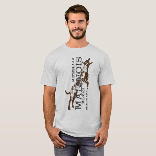 T-shirt Malinois - berger belge - Mechelaar (Devant entier)