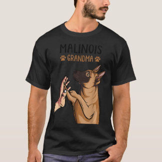 T-shirt Malinois Grand-mère Berger belge Propriétaire Amou