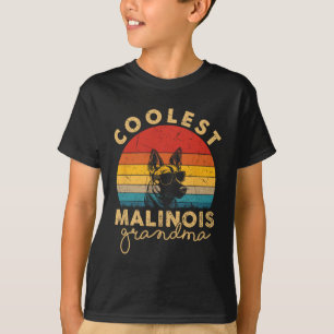 T-shirt Malinois Les Cadeaux De Grand-Mère Les Plus Cools