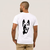 T-shirt malinois saut (Dos entier)
