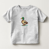 T-shirt Mallard Duck bird Toddler Fine Jersey (Devant)