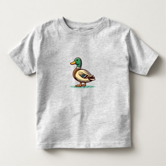 T-shirt Mallard Duck bird Toddler Fine Jersey (Devant)