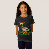 T-Shirt Mallard Duck Lover Reindeer Santa Hat Mallard Chri (Devant entier)