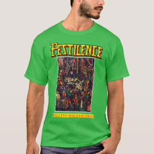 T-shirt Mallevs Maleficarvm y Pestilence Old School Thrash