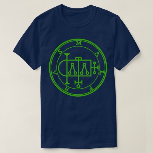 T-shirt Malphas Sigil Bâtisses Maisons Vertes (Design devant)