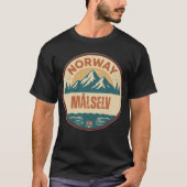 T-shirt Målselv, Norge Norvège (Devant)
